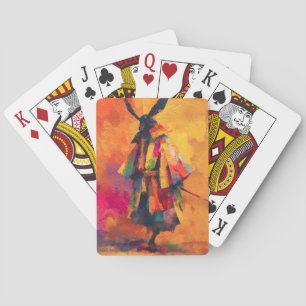 Baraja De Cartas Resumen Samurai Warrior Silhouette