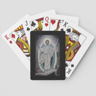 Baraja De Cartas Resurrección del icono de Cristo