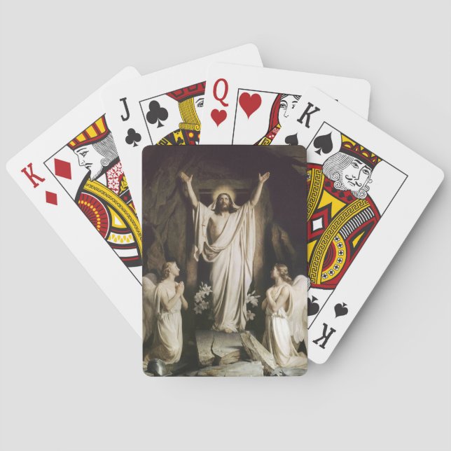 Baraja De Cartas Resurrección en la tumba (Reverso)