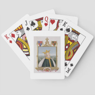 Baraja De Cartas Retrato de 1312-77) reyes de Edward III (de
