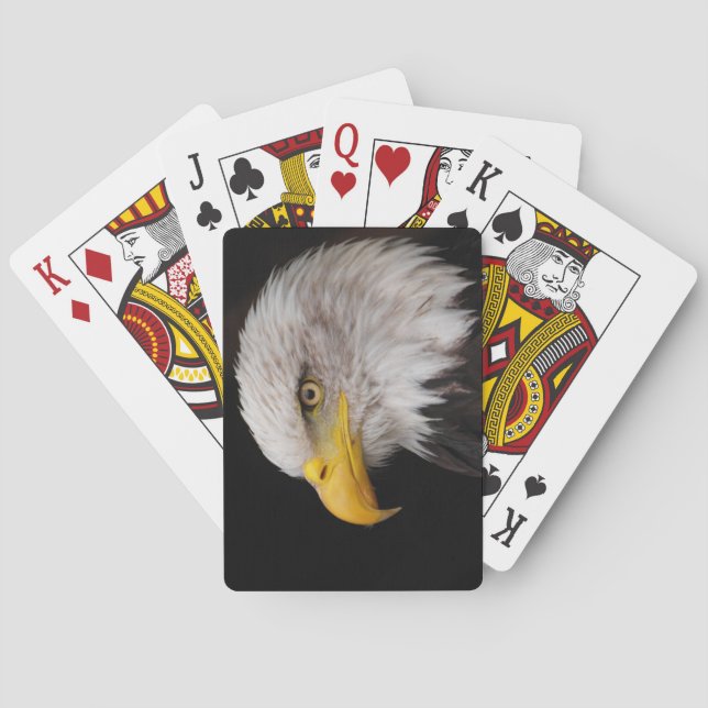 Baraja De Cartas Retrato de águila (Reverso)