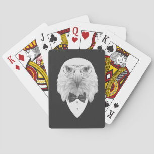Baraja De Cartas Retrato de águila elegante