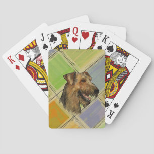 Baraja De Cartas Retrato de Airedale Terrier