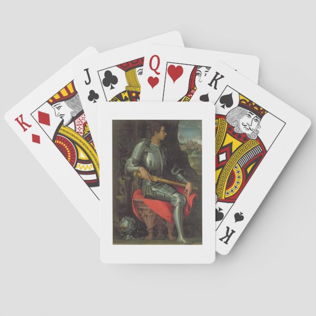 Baraja De Cartas Retrato de Alessandro de' Medici, 1534 (aceite en  (Reverso)