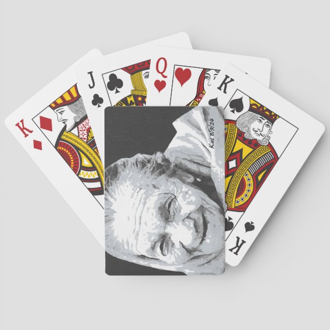 Baraja De Cartas Retrato de amor dulce (Reverso)