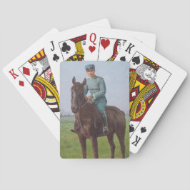 Baraja De Cartas Retrato de Attilio Triboletti (Soldado de caballer
