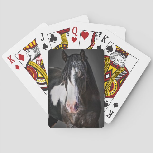 Baraja De Cartas Retrato de caballo II (Reverso)