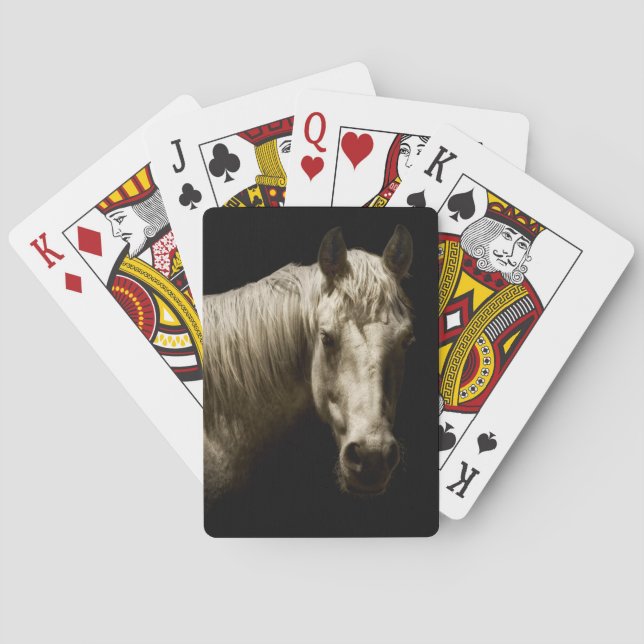Baraja De Cartas Retrato de caballo VI (Reverso)