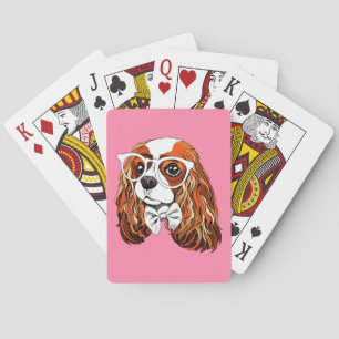 Baraja De Cartas Retrato de Cavalier King Charles Spaniel