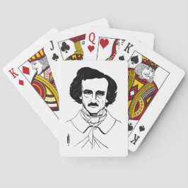 Baraja De Cartas Retrato de Edgar Allan Poe