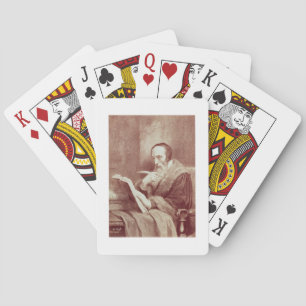 Baraja De Cartas Retrato de Juan Calvino (1509-1564) (grabado)