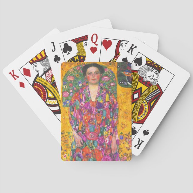 Baraja De Cartas Retrato de Klimt de Eugenia Primavesi (Reverso)