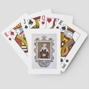 Baraja De Cartas Retrato de Lady Jane Gray (1537-54) 'Nueve días Qu