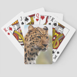 Baraja De Cartas Retrato de leopardo