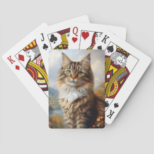 Baraja De Cartas Retrato de Maine Coon Kitten