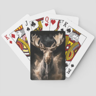 Baraja De Cartas Retrato De Mist Dramático Elegante De Animales Sal