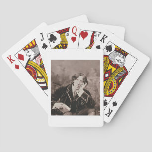 Baraja De Cartas Retrato de Oscar Wilde (1854-1900), 1882 (de w/w p