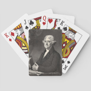 Baraja De Cartas Retrato de Thomas Jefferson