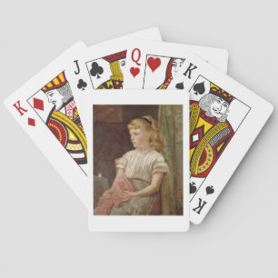 Baraja De Cartas Retrato de un Chica, 1896 (aceite sobre lienzo)