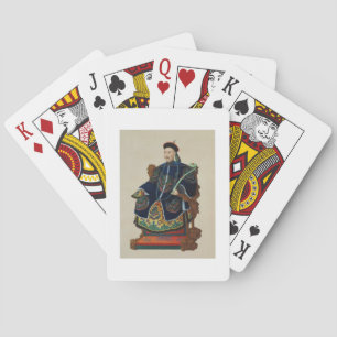 Baraja De Cartas Retrato de un mandarín (w/c)