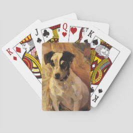 Baraja De Cartas Retrato de un perro Jack Russell (Arte Animal)