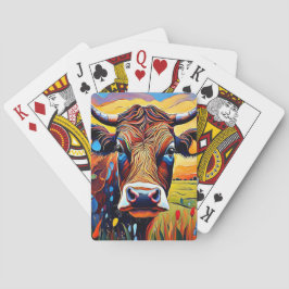 Baraja De Cartas Retrato de vaca 1