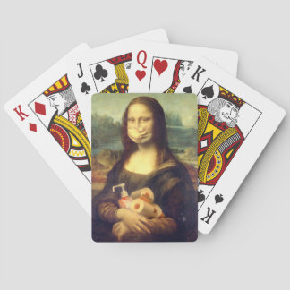 Baraja De Cartas Retrato de virus Corona