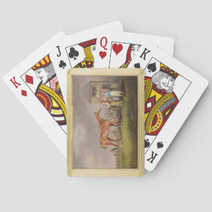 Baraja De Cartas Retrato del "concurso", la propiedad de señor