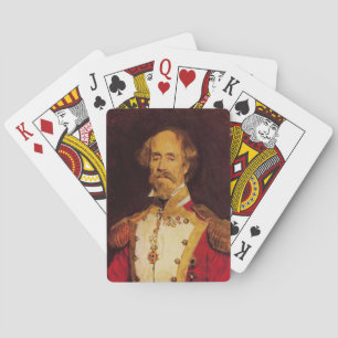 Baraja De Cartas Retrato histórico de un general español