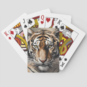Baraja De Cartas Retrato majestuoso del tigre