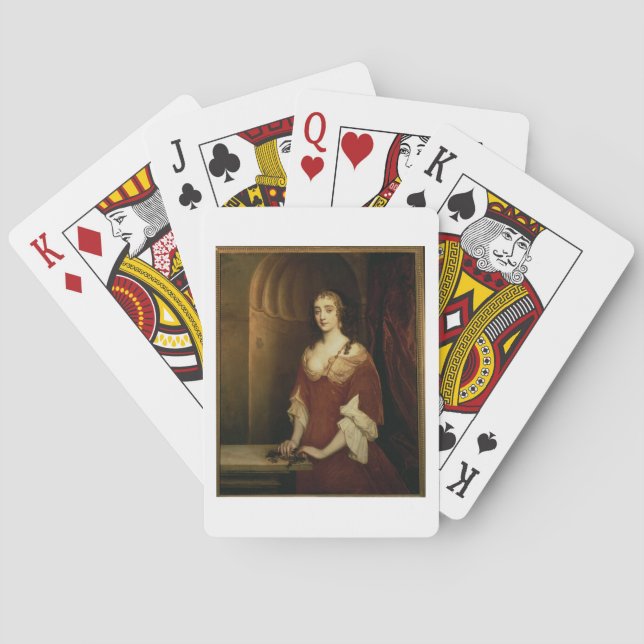 Baraja De Cartas Retrato probable de Nell Gwynne (1650-87), mistre (Reverso)