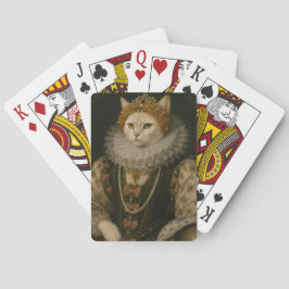 Baraja De Cartas Retrato renacentista de la reina gata Elizabeth I
