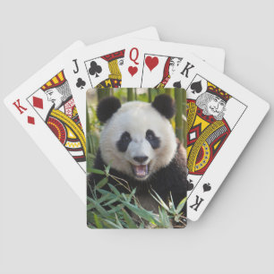 Baraja De Cartas Retrato sonriente de la panda