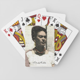 Baraja De Cartas Retrato textil de Frida Kahlo