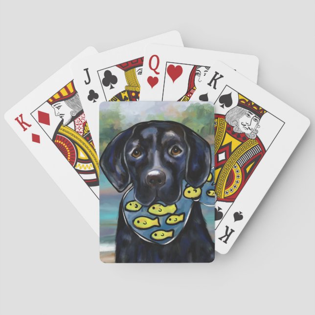 Baraja De Cartas Retriever de Labrador (Reverso)