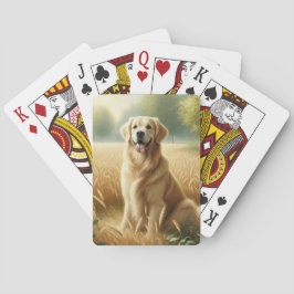 Baraja De Cartas Retriever Dorado