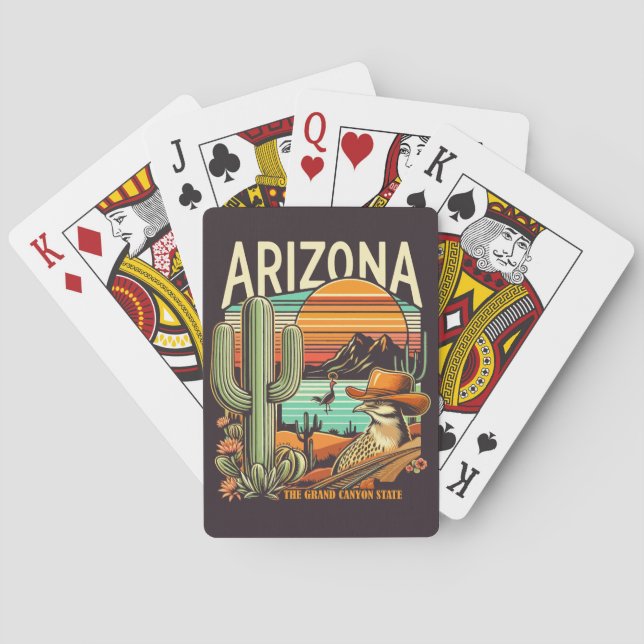 Baraja De Cartas Retro Arizona (Reverso)