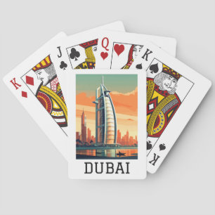 Baraja De Cartas Retro Classic Travel Dubai EAU