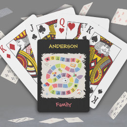 Baraja De Cartas Retro Colorful Game Night Playing Cards