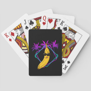 Baraja De Cartas Retro de fiesta bananero de Guay