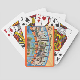 Baraja De Cartas Retro Delaware Greetings Playing Cards