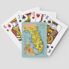 Baraja De Cartas Retro Florida