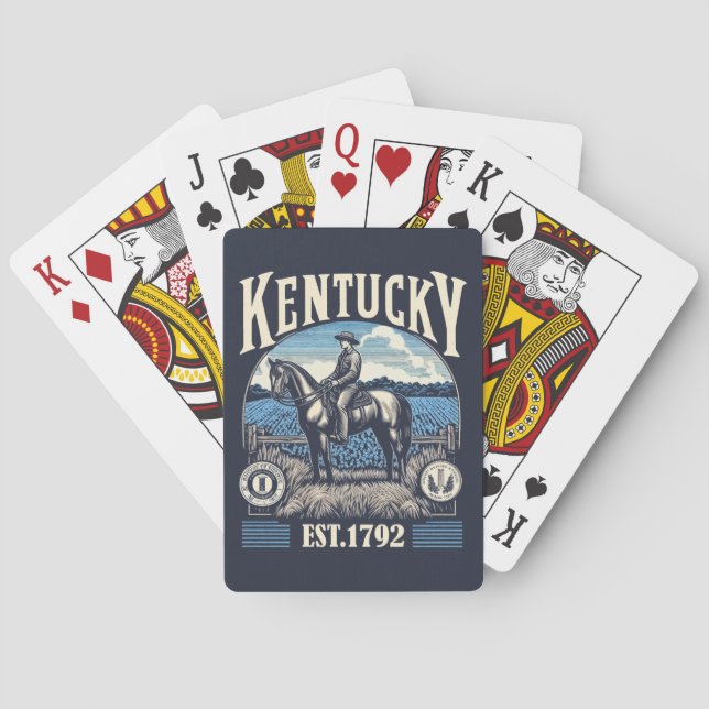 Baraja De Cartas Retro Kentucky (Reverso)