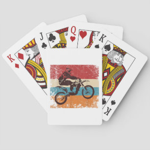 Baraja De Cartas Retro Off Road Motocross Enduro