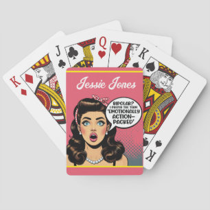 Baraja De Cartas Retro Pinup_ Action Packed