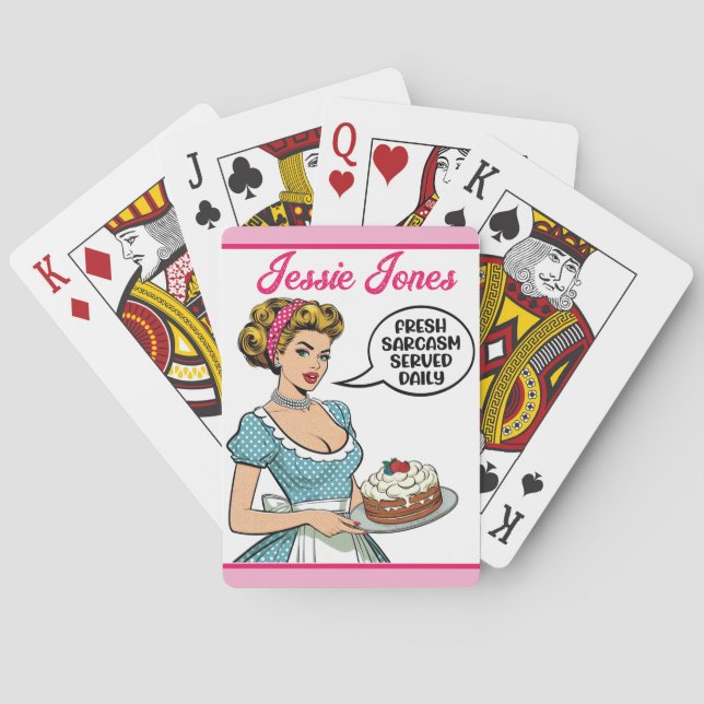 Baraja De Cartas Retro Pinup_ Served Daily (Reverso)