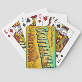 Baraja De Cartas Retro Scottsdale Arizona Playing Cards