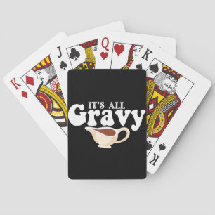 Baraja De Cartas Retro Todo es Salsa Bebé Vintage Otoño Día de Acci