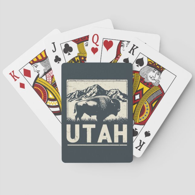 Baraja De Cartas Retro Utah (Reverso)