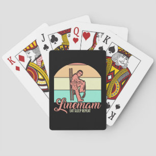 Baraja De Cartas Retro Vintage Lineman